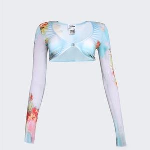Limited Edition JEAN PAUL GAULTIER Flowers top
